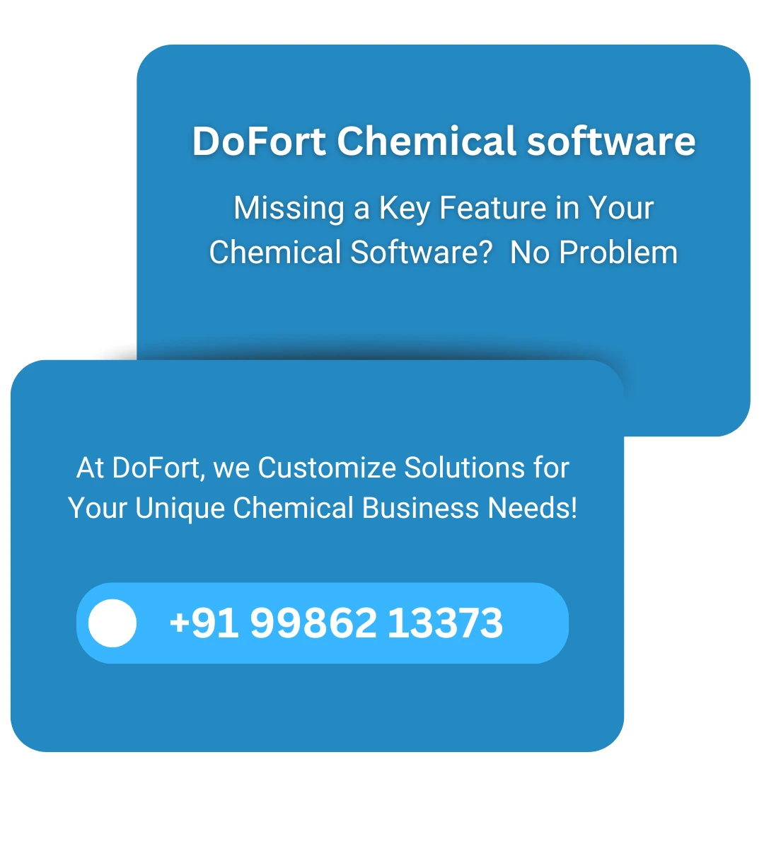 Get in touch for Chemical Software solutions.