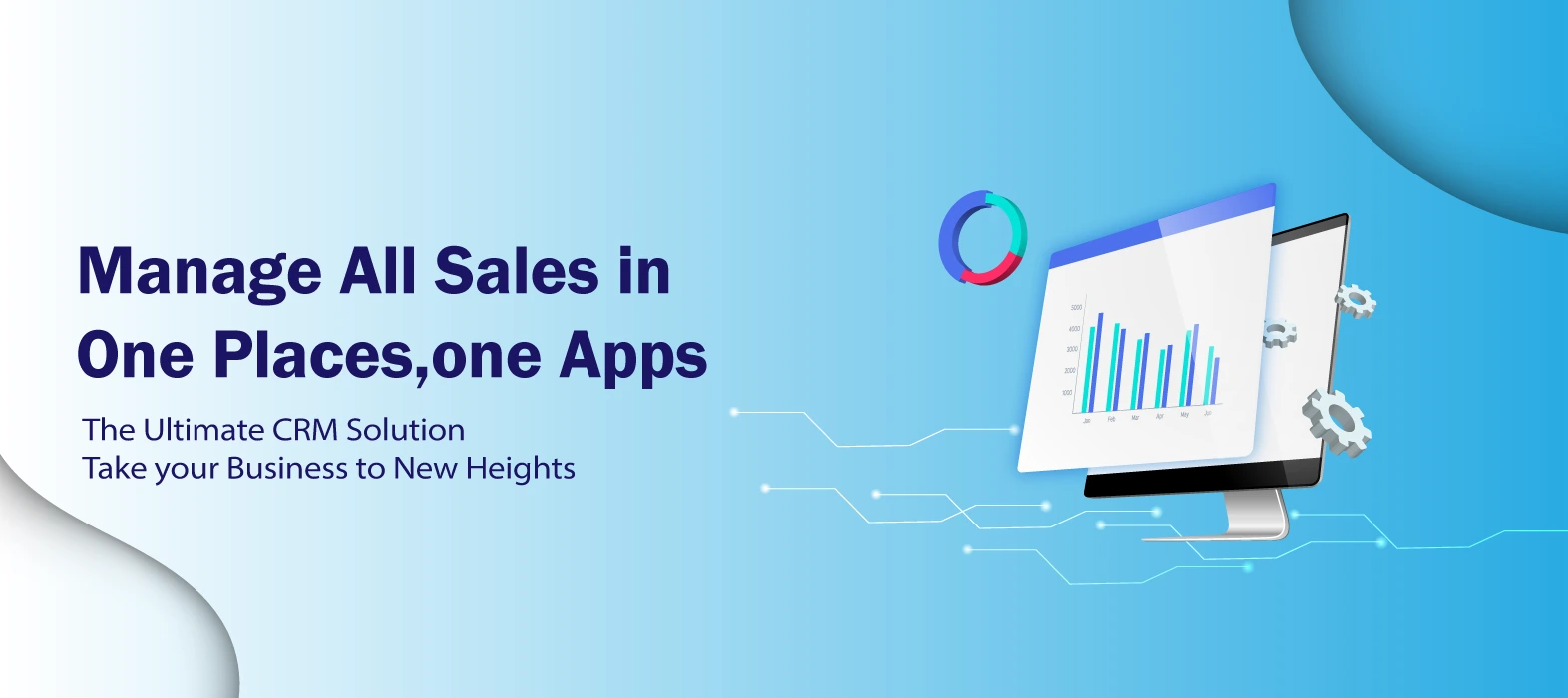 Streamline your sales process with our comprehensive app that allows you to easily handle leads, deals, and campaigns 