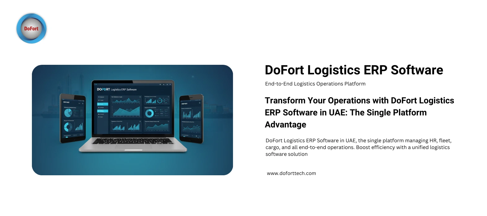 DoFort Logistics ERP Software UAE: End-to-End Operations Platform