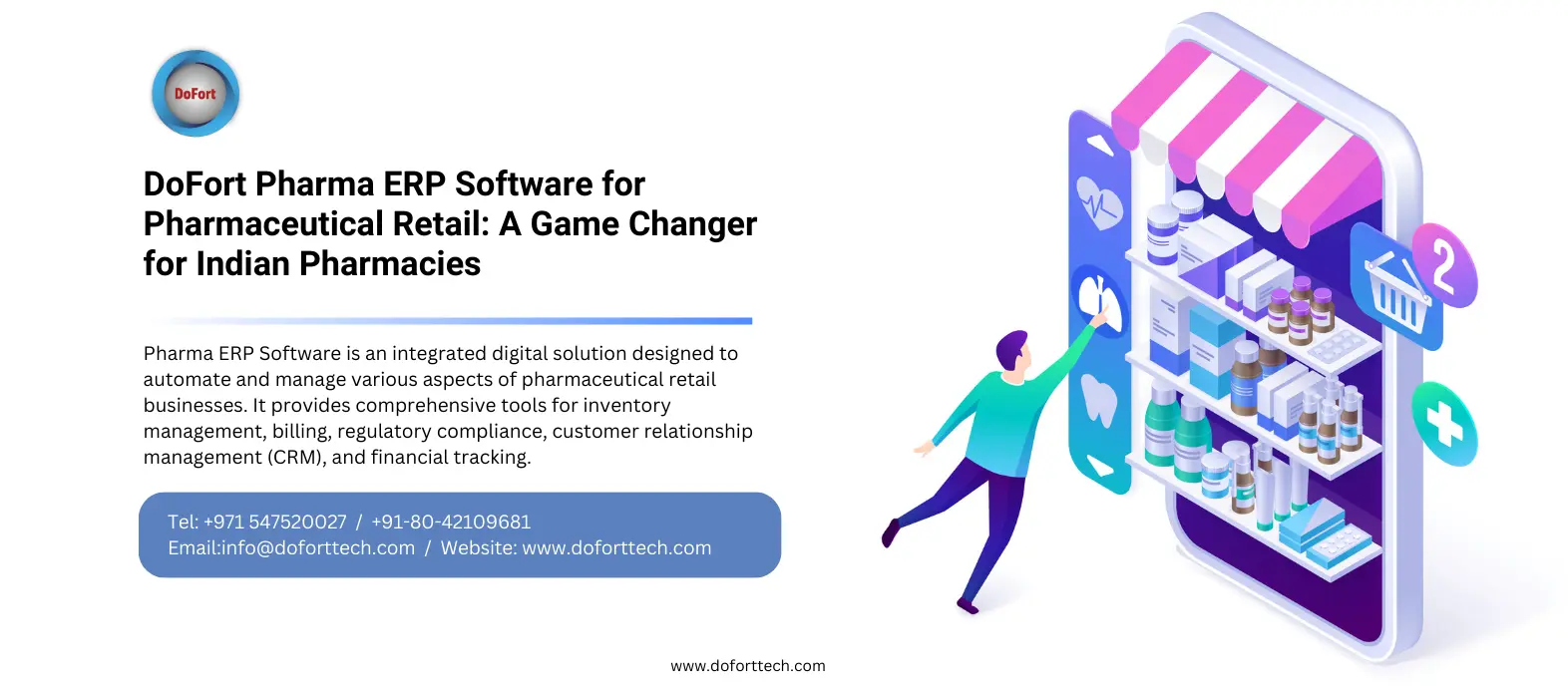 DoFort Pharma ERP Software | Best Solution for Pharmacies