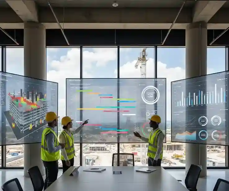 Analytics, dashboards & reporting view in UAE project management software with real-time KPI dashboard