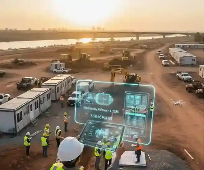 Site management & field operations dashboard in UAE project management software with live site tracking