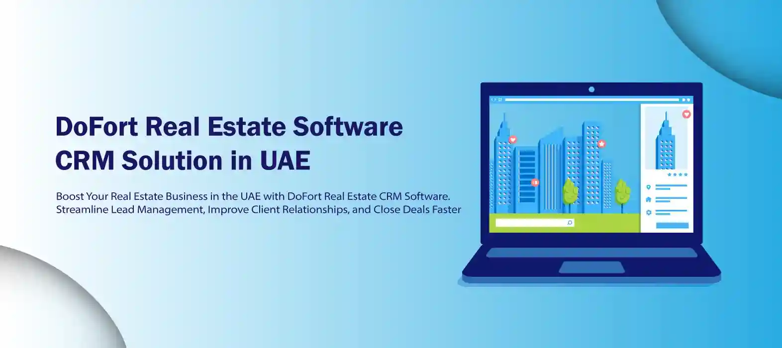 Real Estate CRM software for efficient property management and client relationship management in UAE.