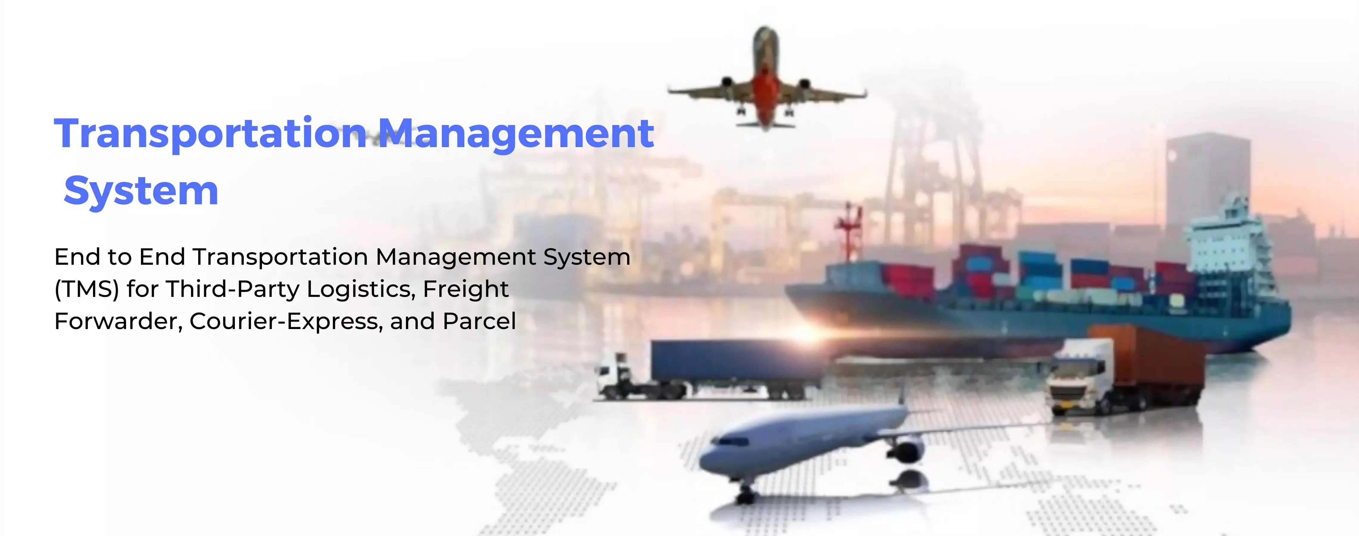 TMS dashboard on your computer screen to monitor shipment progress in real-time, track delivery performance, and leverage data insights to make well-informed decisions