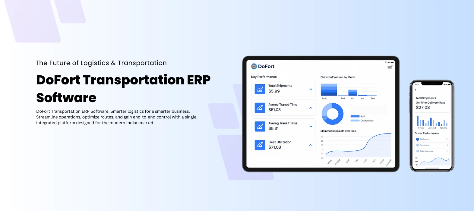 TMS dashboard on your computer screen to monitor shipment progress in real-time, track 
                delivery performance, and leverage data insights to make well-informed decisions