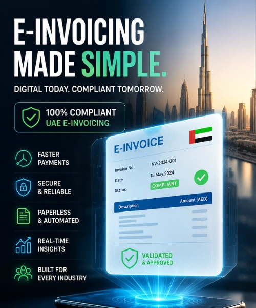E-invoicing integration service in UAE for automated ERP invoicing with secure UAE VAT compliance 